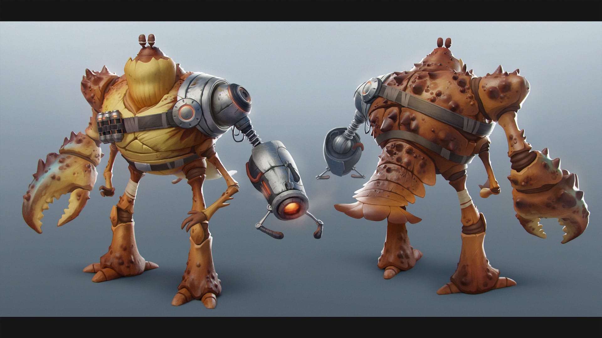 2D & 3D Character Design in Photoshop & Blender